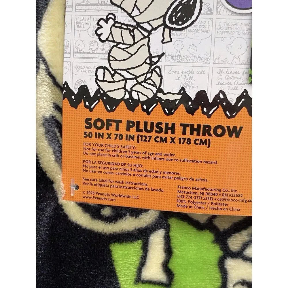 Peanuts Snoopy Woodstock Halloween Mummy Costume 50 x 70